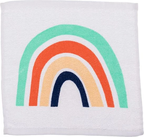 Peshqir magjik OUT OF THE BLUE Rainbow, set 4 copë, 30x30cm