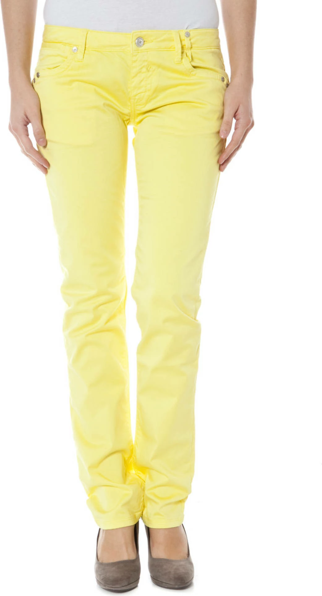 Pantallona ZUELEMENTS femra, të verdha