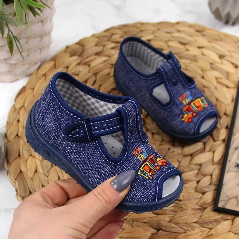 Papuqe për fëmijë Nazo, ngjyrë e kaltër