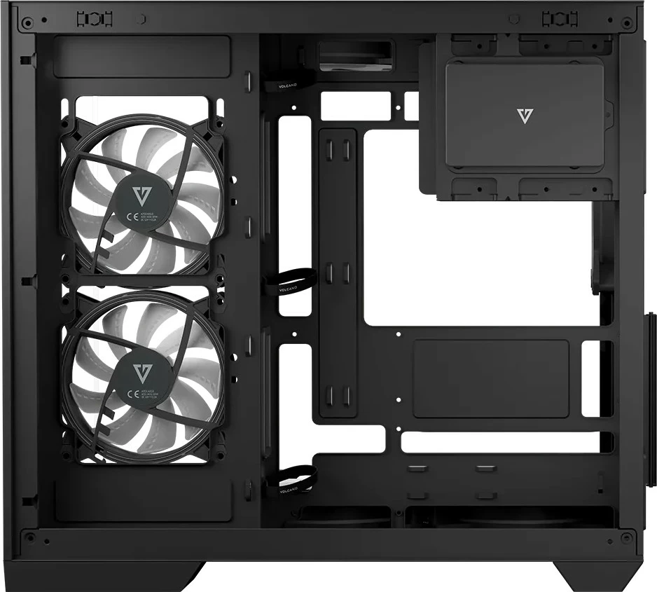 Kasë MODECOM Volcano Panorama APEX ARGB 7F Midi, Gri