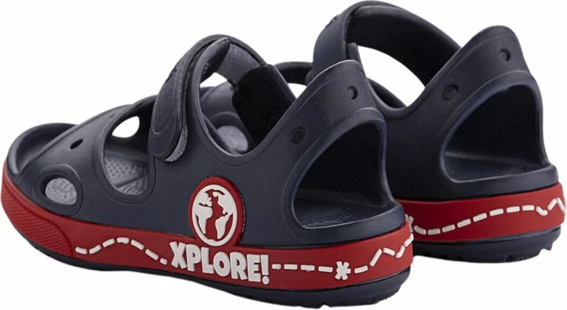 Sandale për djem Coqui, të kuqe dhe blu marine