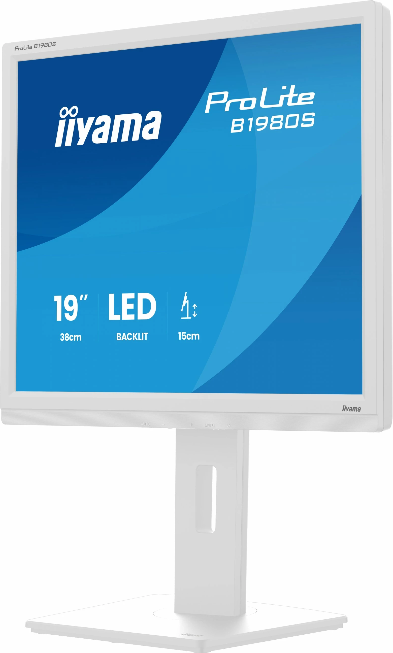 Monitor iiyama ProLite B1980S-W1, 19 inç, LED, 1280x1024, i bardhë