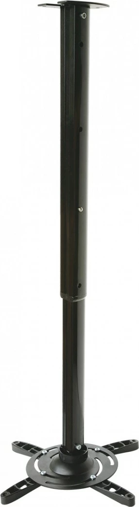 Mbajtës tavani për projektor ART P-105B, universal, 60-102cm, 15kg, i zi