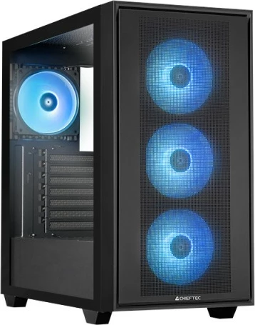 Kasë Chieftec GS-03B-OP Hunter 3, Tower, 4x ARGB fans, e zezë