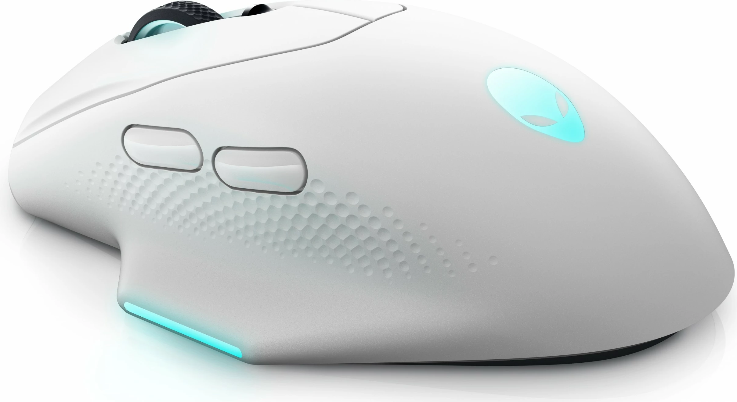 Maus Dell Alienware AW620M, optik, 7 taste, kabllo/pa kabllo, i bardhë