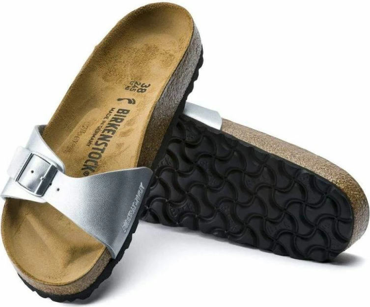 Papuqe femra Birkenstock, të bardha