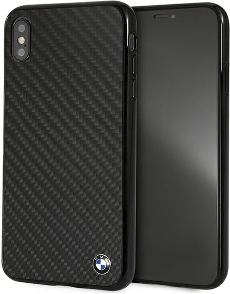 Mbështjellës BMW Signature Carbon për iPhone XS Max, i zi