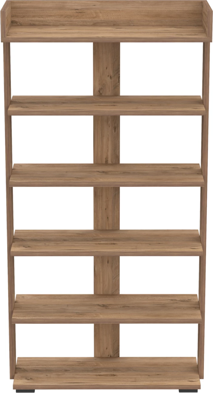 Raft këpucësh RIBBER FH18191.04 melaminë, ngjyrë druri natyral, 73x30x142 cm