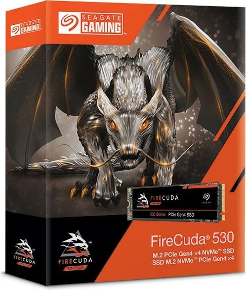 SSD Seagate FireCuda 530R 2TB, PCIe Gen4x4 NVMe M.2, me heatsink