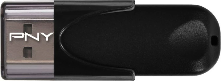 USB flash drive PNY Attaché 4, 64GB, USB 2.0, e zezë