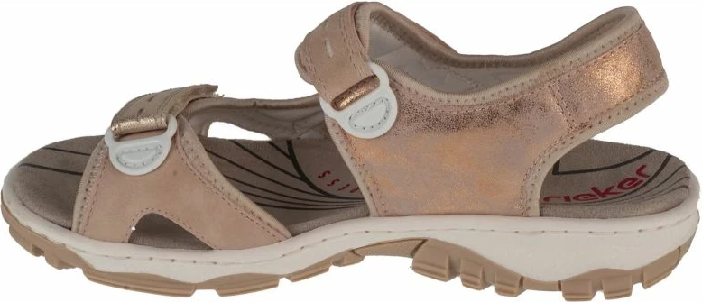 Sandale Rieker për femra, rozë