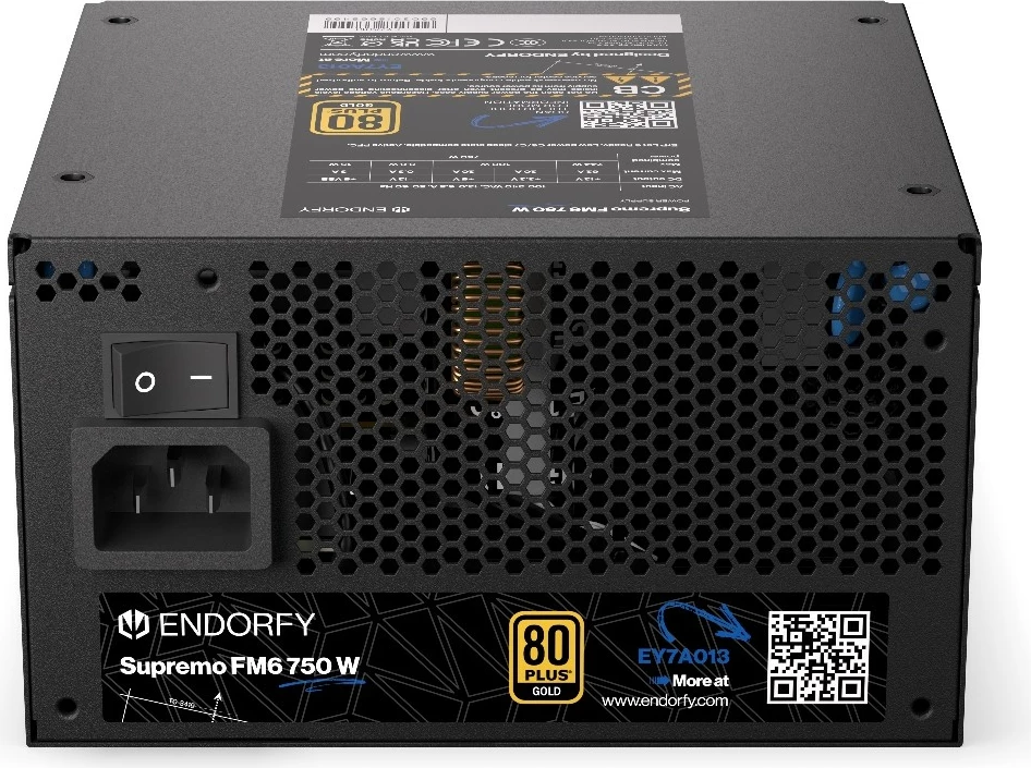 Kasë energjie Endorfy Supremo FM6 Gold 750W, modular, e zezë