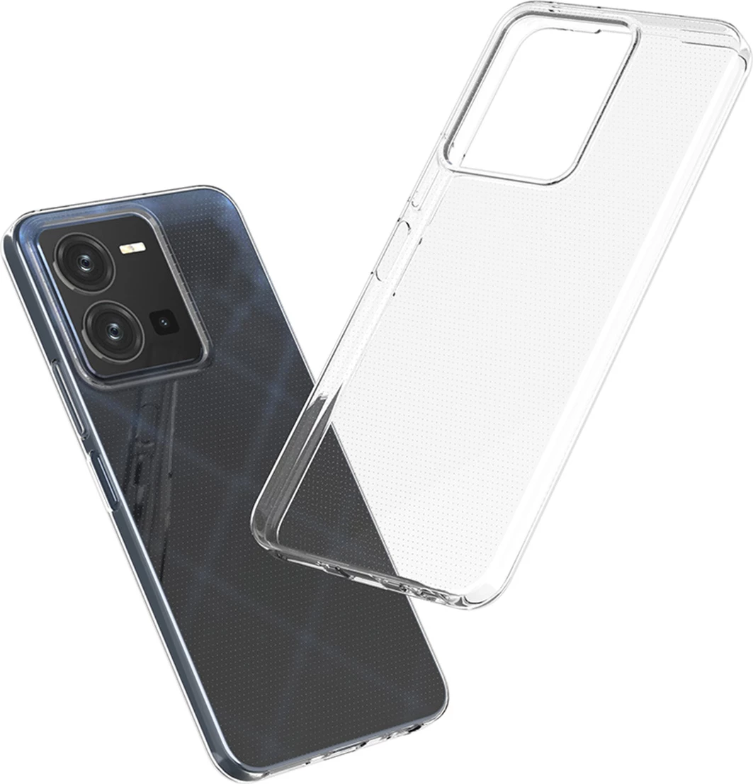 Mbështjellës Hurtel Ultra Clear 0.5mm për Vivo Y35/Y22/Y22s, Transparent