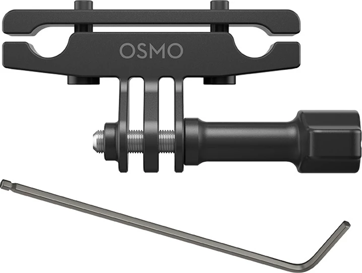 Mbajtëse për kamerë sportive DJI Osmo Action Bike Seat Rail Mount, për biçikletë, e zezë