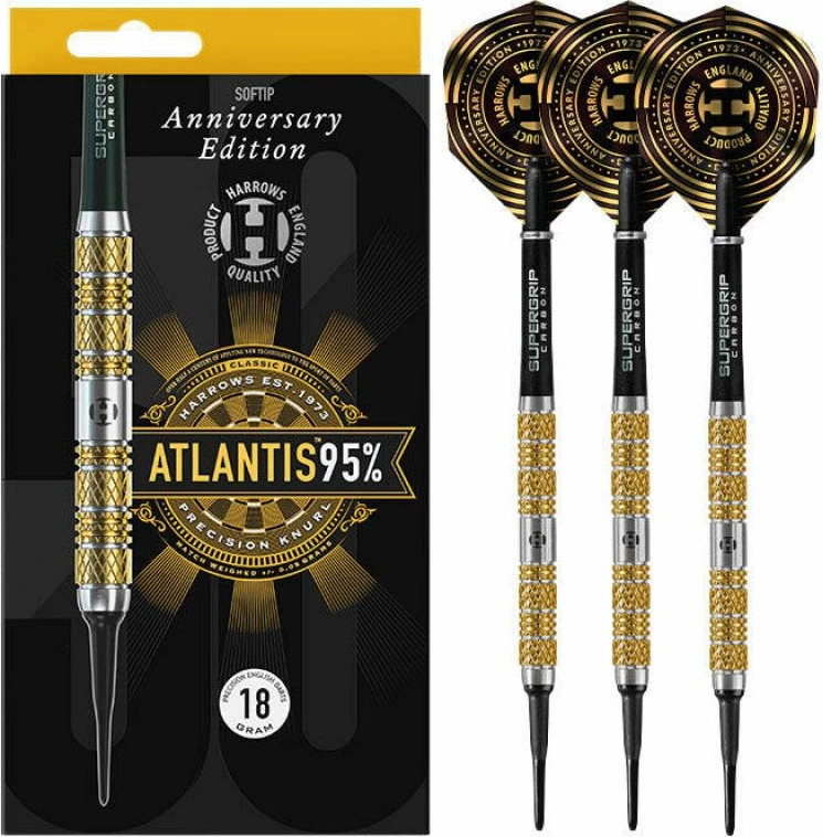 Shigjeta për Dart Harrows Atlantis 95% Edicioni i 50-të Vjetorit, për meshkuj dhe femra