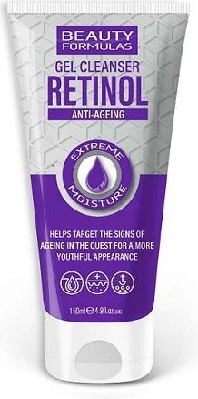Gel pastrues fytyre për femra Beauty Formulas Retinol Anti-Ageing, 150ml