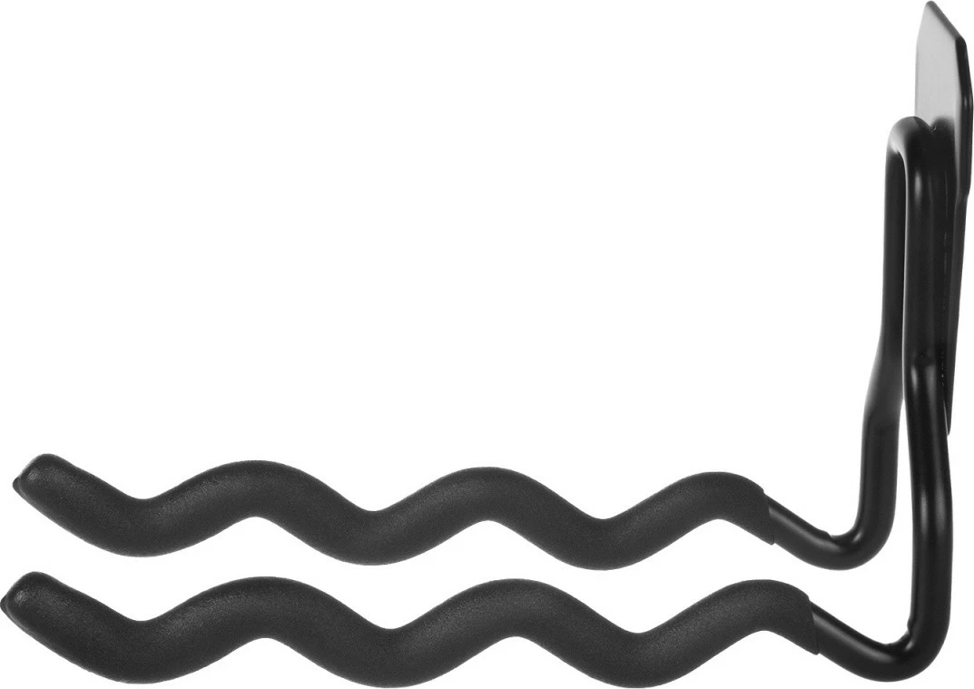 Mbajtës muri çeliku Maclean MC-486 për vegla, goma, biçikletë, i zi