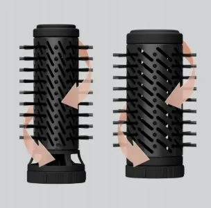 Furçë me ajër të nxehtë rrotulluese Rowenta UB9520F0, e zezë