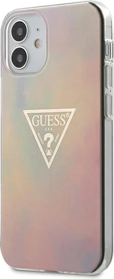 Mbështjellës Guess Tie & Dye për iPhone 12 mini 5.4", Rozë