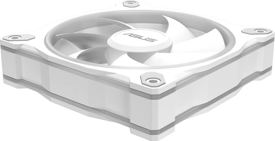 Set ventilatorë ASUS Prime MR120 Fan ARGB, 12 cm, për kasë, Bardhë, 3 copë