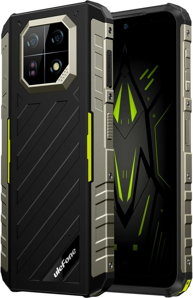 Celular Ulefone Armor 22, 8/128GB, IP69K, Gjelbër