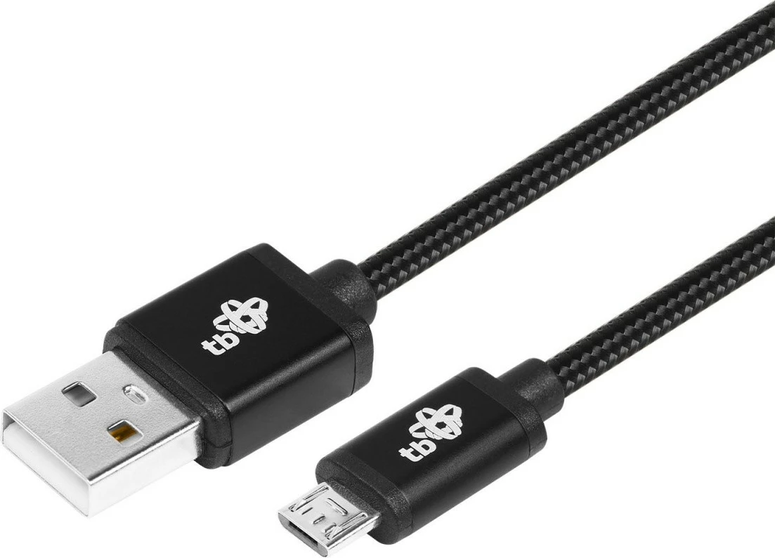 Kabllo USB në Micro USB TB, 1.5m, e zezë