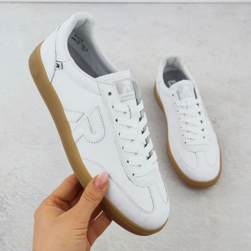 Këpucë femra Rieker, të bardha