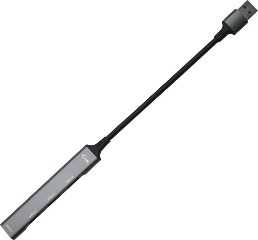 Hub USB i-tec U3HUBMETALMINI4, 1x USB 3.0 + 3x USB 2.0, Metal