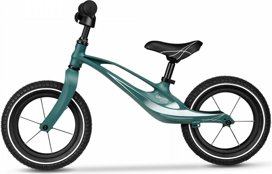 Biçikletë balancuese Lionelo Bart Air, 12", për fëmijë, Gjelbër