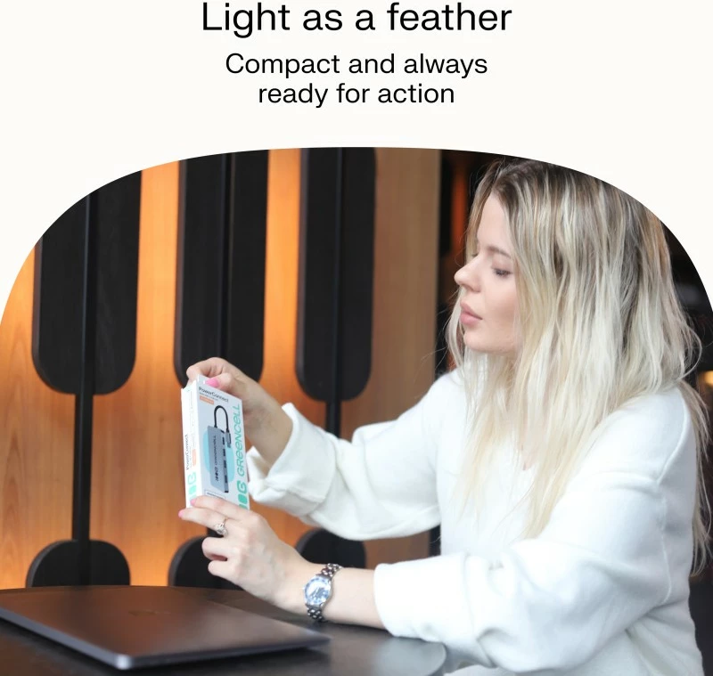 Hub USB-A, Green Cell HUB-GC-A4A, 4x USB 3.0 deri 5 Gb/s, kabëll i integruar 15 cm, kasë alumini, argjend/zi