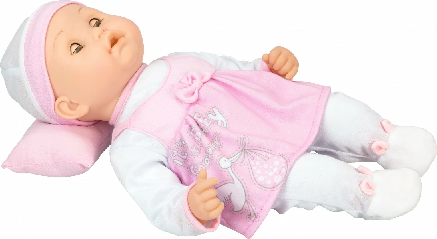 Kukull interaktive Artyk Natalia Rozkoszny Baby Doll, 40 cm, me aksesorë, Rozë