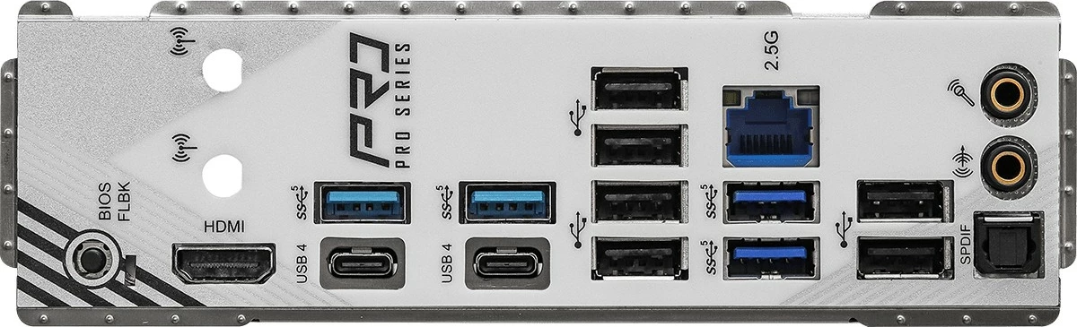 Pllakë amë ASRock X870 PRO RS, Socket AM5, ATX, 4x DDR5, Bardhë