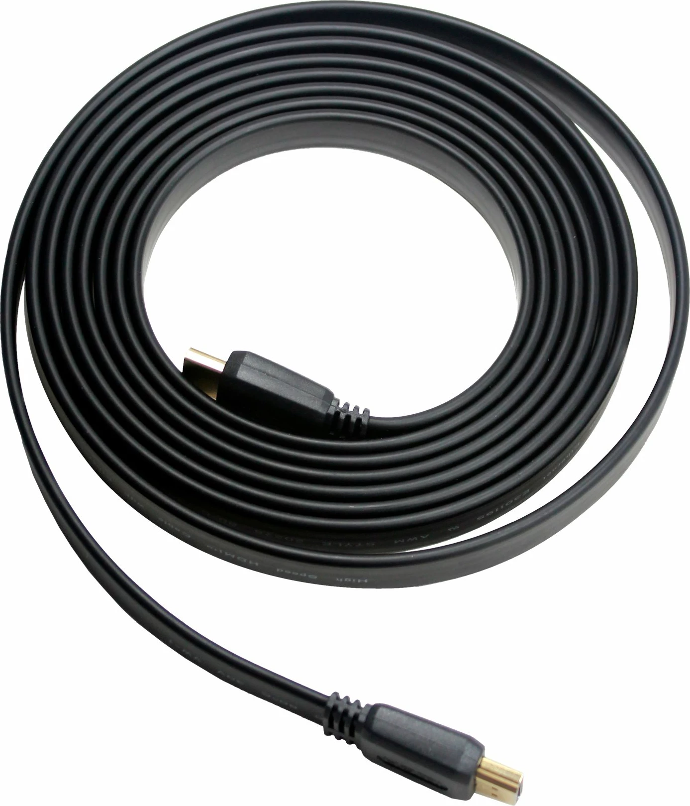 Kabllo HDMI Gembird CC-HDMI4F-6, 1.8 m, e zezë, flat