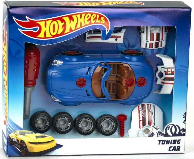 Set lodrash Hot Wheels Klein 8010, makinë tuning, shumëngjyrëshe
