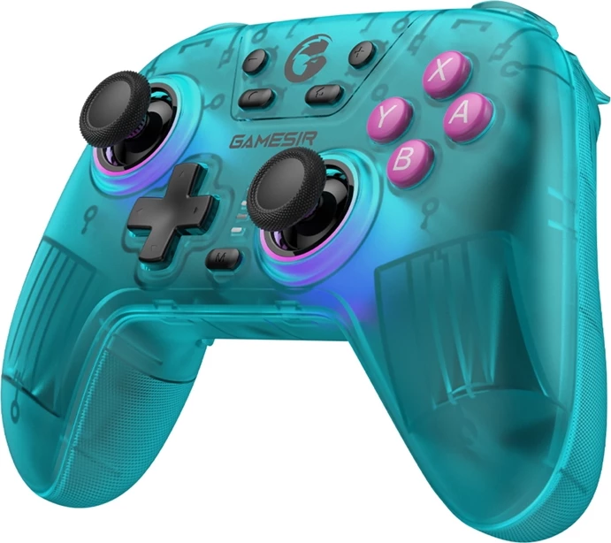 Kontrollues wireless GameSir T4n Nova, për Switch/Android/iOS/PC/Steam, turquoise