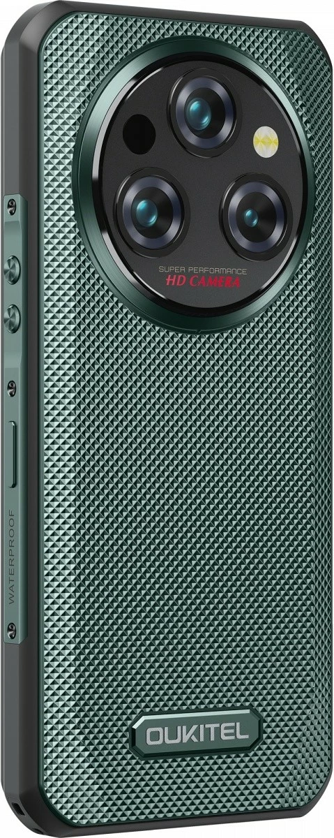 Celular, OUKITEL, WP35 Pro, 12/512GB, 6.6" FHD+, 5G, 11000mAh, IP68/IP69K MIL-STD-810H, Dual SIM, Green