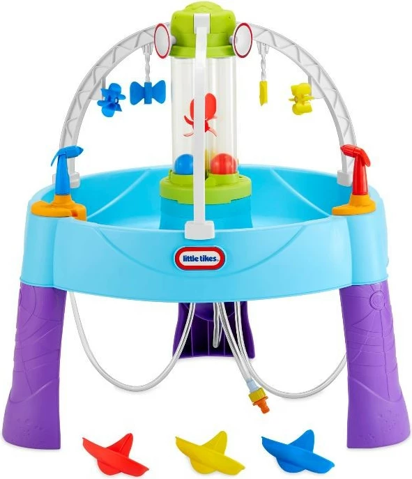 Tavolinë uji Little Tikes Battle Splash Water Table, shumëngjyrëshe, për fëmijë