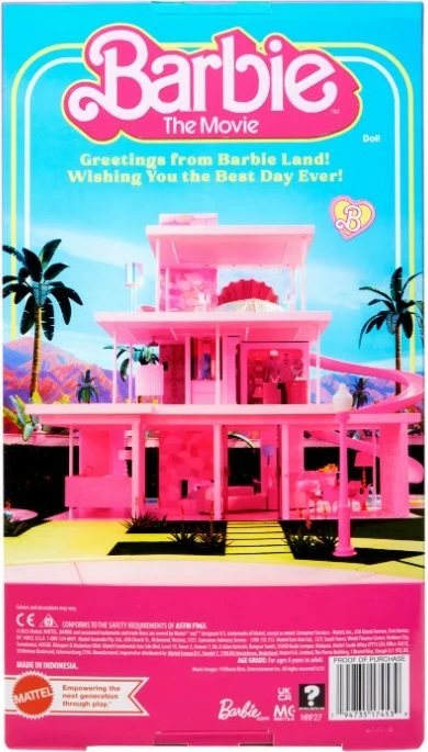 Kukull koleksionuese Ken, Mattel Barbie The Movie HRF27, trup i lëvizshëm, veshje xhins, me qëndrim