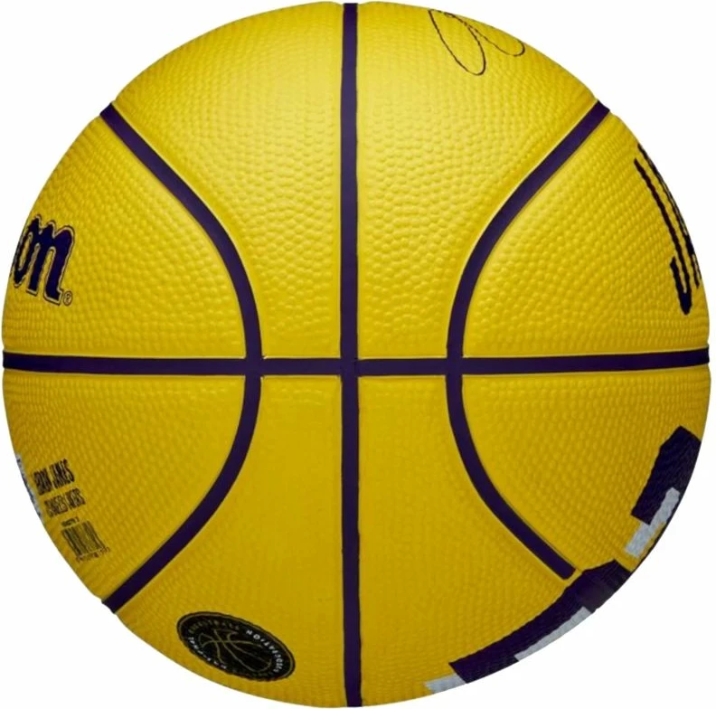 Top për basketboll Wilson LeBron James, e verdhë