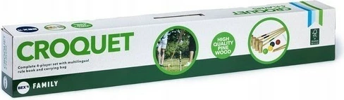 Set kroketi Tactic 541-310 për 4 persona, dru, shumëngjyrësh