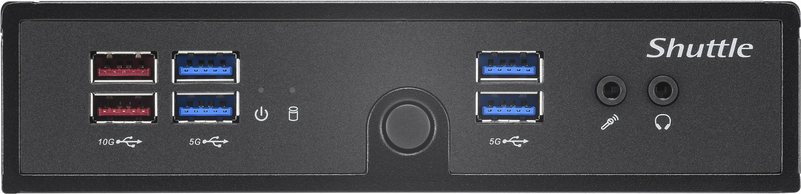 Mini PC Shuttle DS50U, Intel Celeron 7305, 2x LAN, fanless