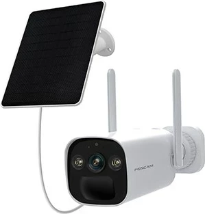 Kamerë IP Foscam BP4 me panel diellor, e bardhë