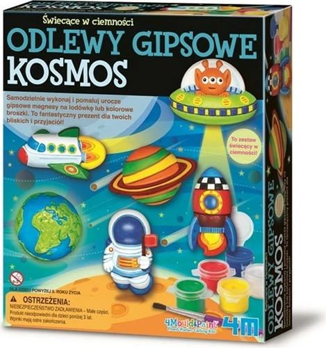 Set kreativ me odllime gipsi 4m Cosmos, shumëngjyrësh