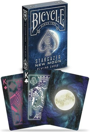 Karta loje Bicycle Stargazer New Moon, 55 copë, Anglisht