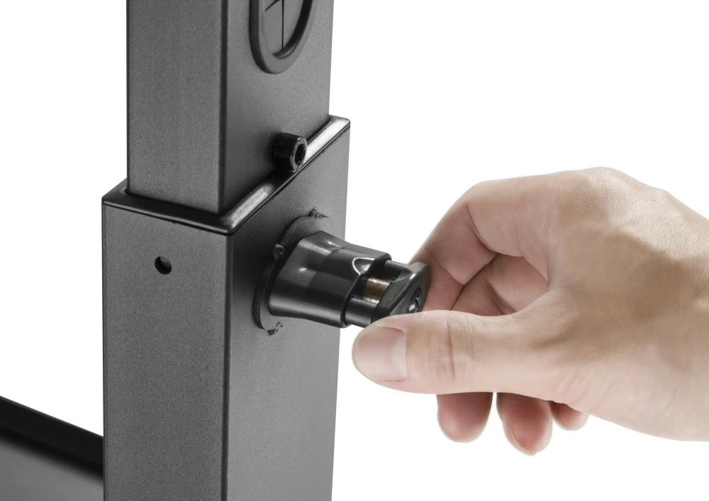 Kasë mobile për TV Techly 365252, 32-55 inç, me rafte AV, e zezë