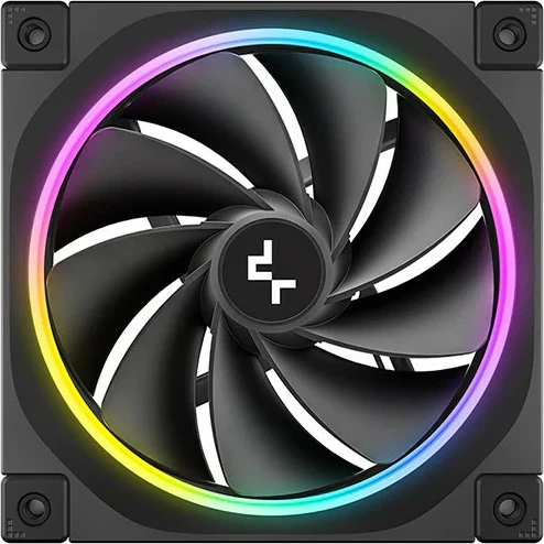 Ventilator kasë Deepcool FL12R 120mm, LED, i zi
