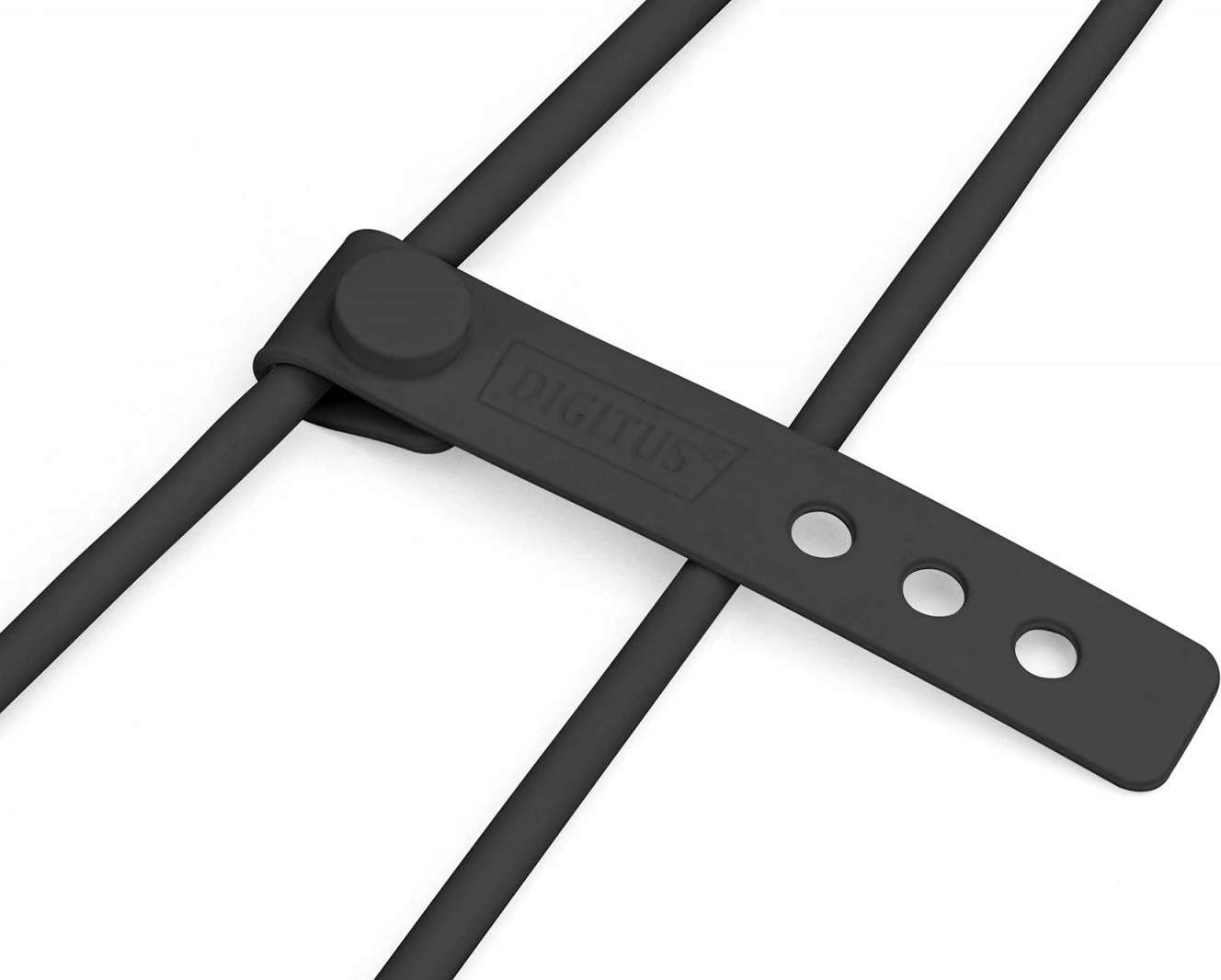 Kabllo silikon Digitus AK-300341-005-S, USB-C në USB-C, 0.5m, e zezë