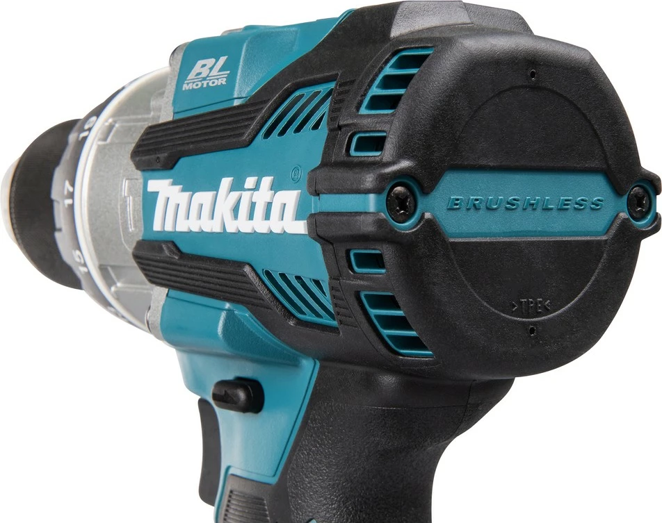 Makineri vidash Makita DHP489RTJ, brushless, 18V, Li-Ion, zi/kaltër