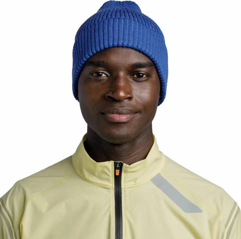 Kapelë Buff Drisk e thurur për meshkuj dhe femra, blu