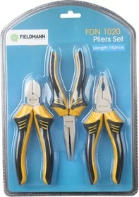 Set darësh Fieldmann FDN 1020, 3 copë, 150 mm, verdhë/zezë